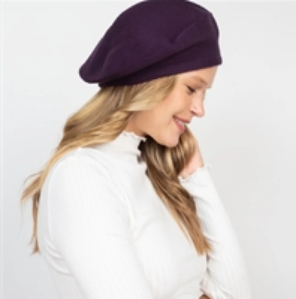 💜❤️STYLINE RASPBERRY BERET!!!❤️💜 - Picture 8 of 15